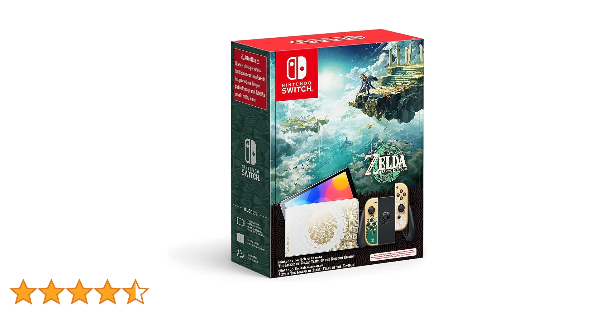 Nintendo　Switch Nintendo Switch (OLED model) Limited Edition Zelda Tears of the